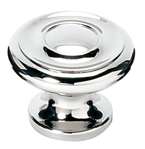 Alno A1050-PC: 1-1/2" Traditional Round Cabinet Knob - Polished Chrome