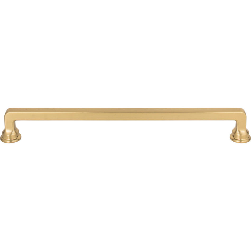 Atlas A106-WB: 8-13/16" cc Oskar Cabinet Pull - Warm Brass