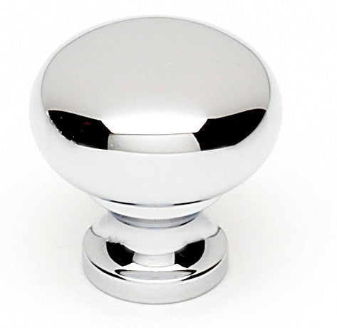 Alno A1066-PC: 3/4" Traditional Round Cabinet Knob - Polished Chrome