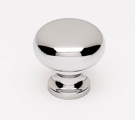 Alno A1067-PC: 7/8" Traditional Round Cabinet Knob - Polished Chrome