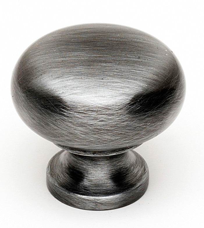 Alno A1135-MB: 1-1/2" Traditional Round Cabinet Knob - Matte Black