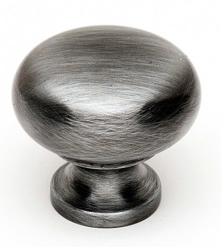 Alno A1135-MB: 1-1/2" Traditional Round Cabinet Knob - Matte Black