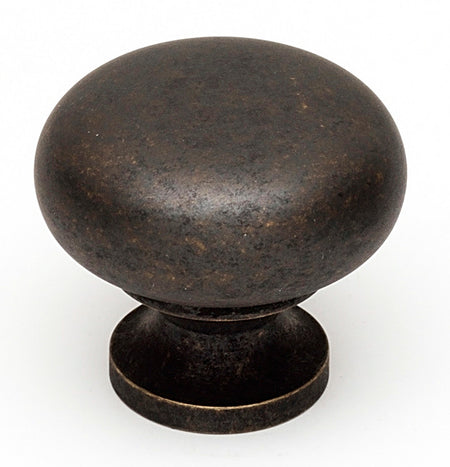 Alno A1134-BARC: 1-1/4" Traditional Round Cabinet Knob - Barcelona