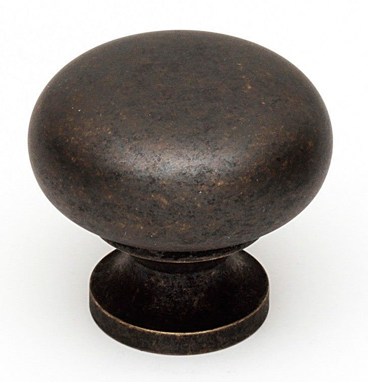 Alno A1134-BARC: 1-1/4" Traditional Round Cabinet Knob - Barcelona