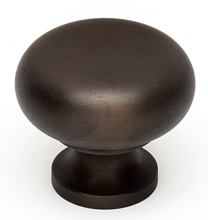 Alno A1134-CHBRZ: 1-1/4" Traditional Round Cabinet Knob - Chocolate Bronze