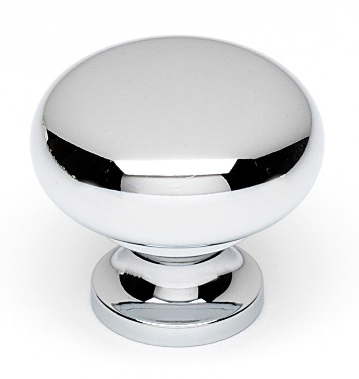 Alno A1134-PC: 1-1/4" Traditional Round Cabinet Knob - Polished Chrome