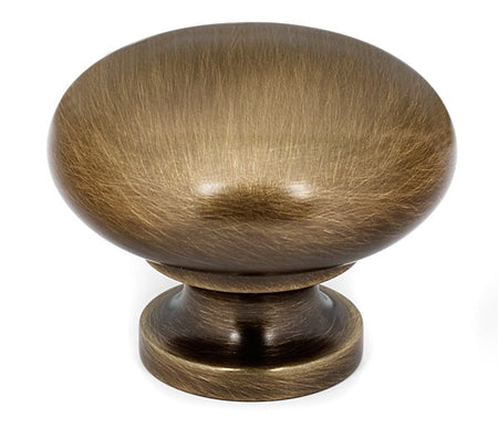 Alno A1135-AE: 1-1/2" Traditional Round Cabinet Knob - Antique English