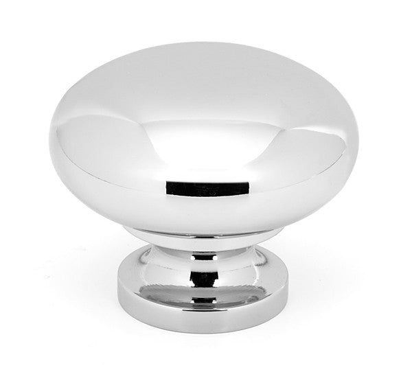 Alno A1135-PC: 1-1/2" Traditional Round Cabinet Knob - Polished Chrome