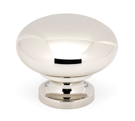 Alno A1135-PN: 1-1/2" Traditional Round Cabinet Knob - Polished Nickel