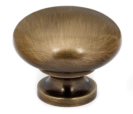 Alno A1136-AE: 1-3/4" Traditional Round Cabinet Knob - Antique English