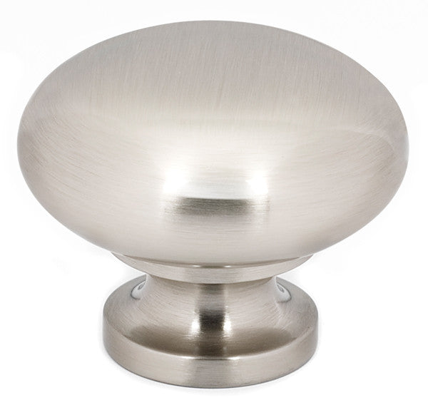 Alno A1136-SN: 1-3/4" Traditional Round Cabinet Knob - Satin Nickel