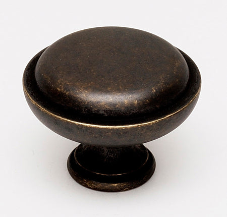 Alno A1145-BARC: 1-1/4" Traditional Round Cabinet Knob - Barcelona