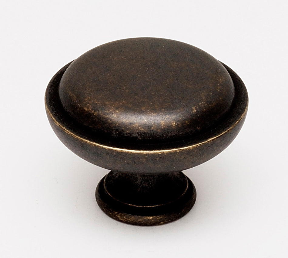 Alno A1146-BARC: 1-1/2" Traditional Round Cabinet Knob - Barcelona