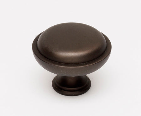 Alno A1146-CHBRZ: 1-1/2" Traditional Round Cabinet Knob - Chocolate Bronze