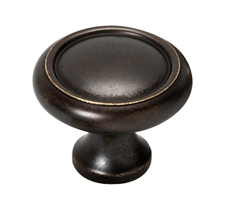 Alno A1150-BARC: 1" Traditional Round Cabinet Knob - Barcelona