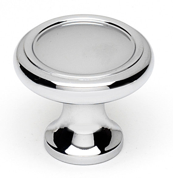 Alno A1150-PC: 1" Traditional Round Cabinet Knob - Polished Chrome