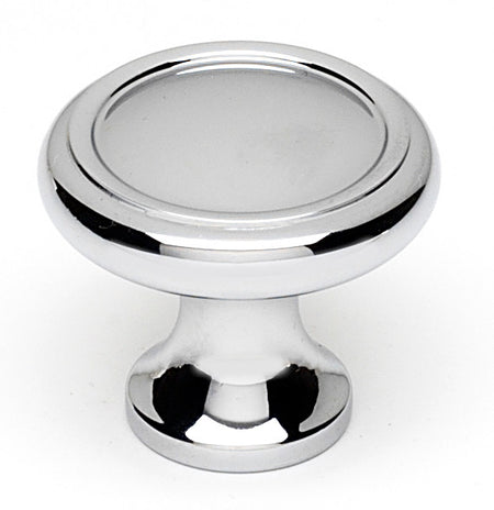 Alno A1150-PC: 1" Traditional Round Cabinet Knob - Polished Chrome