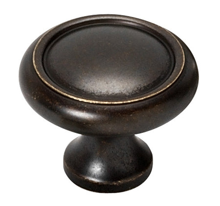 Alno A1151-BARC: 1-1/4" Traditional Round Cabinet Knob - Barcelona