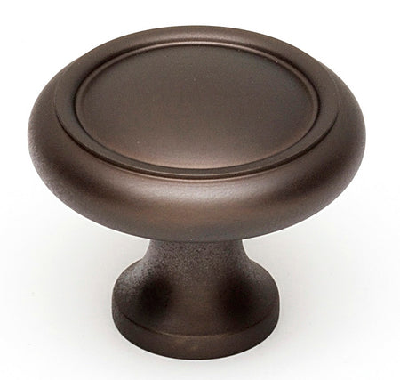 Alno A1151-CHBRZ: 1-1/4" Traditional Round Cabinet Knob - Chocolate Bronze