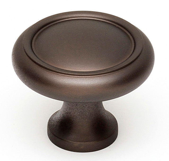 Alno A1151-CHBRZ: 1-1/4" Traditional Round Cabinet Knob - Chocolate Bronze