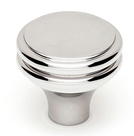 Alno A1154-PC: 1-1/4" Traditional Round Cabinet Knob - Polished Chrome