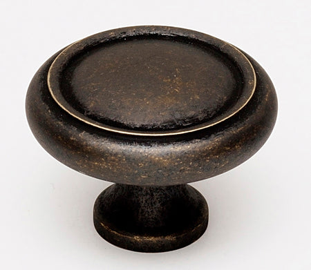 Alno A1160-BARC: 1-1/2" Traditional Round Cabinet Knob - Barcelona