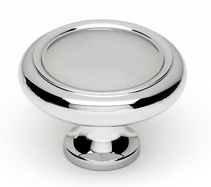 Alno A1160-PC: 1-1/2" Traditional Round Cabinet Knob - Polished Chrome