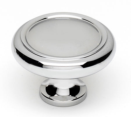 Alno A1160-PC: 1-1/2" Traditional Round Cabinet Knob - Polished Chrome