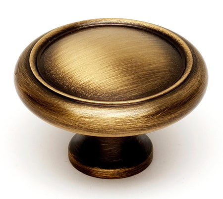 Alno A1161-AE: 1-3/4" Traditional Round Cabinet Knob - Antique English