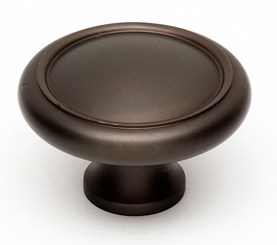 Alno A1161-CHBRZ: 1-3/4" Traditional Round Cabinet Knob - Chocolate Bronze