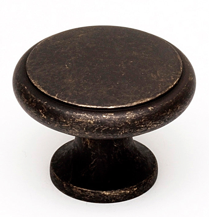 Alno A1164-BARC: 1-1/4" Traditional Round Cabinet Knob - Barcelona