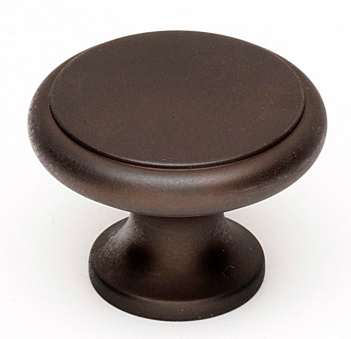 Alno A1164-CHBRZ: 1-1/4" Traditional Round Cabinet Knob - Chocolate Bronze