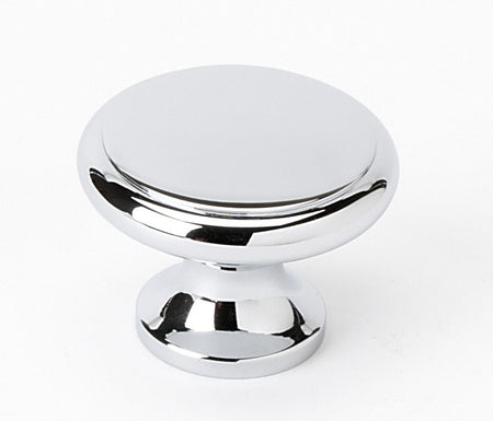 Alno A1164-PC: 1-1/4" Traditional Round Cabinet Knob - Polished Chrome