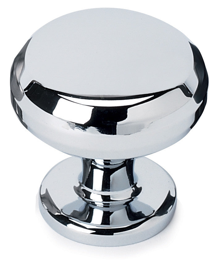 Alno A1174-PC: 1-1/4" Traditional Round Cabinet Knob - Polished Chrome