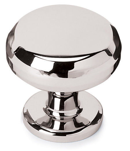 Alno A1174-PN: 1-1/4" Traditional Round Cabinet Knob - Polished Nickel