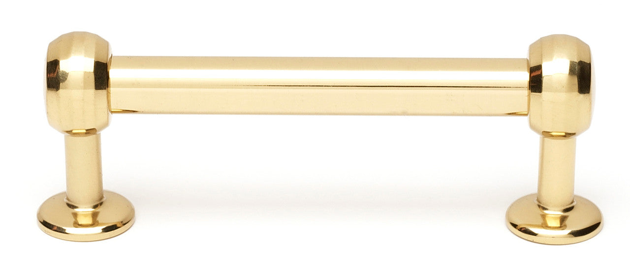 Alno A1175-3-PB: 3" cc Traditional Cabinet Bar Pull - Polished Brass