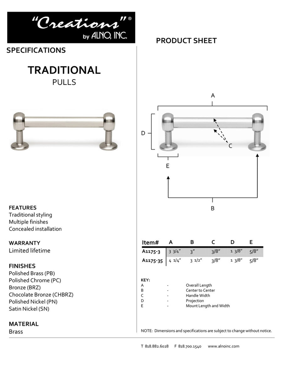 Specificaton Sheet