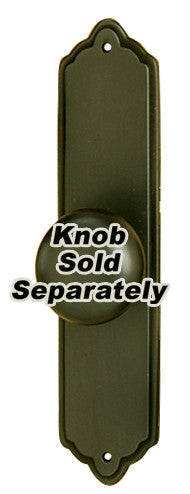 Alno A1226-4-CHBRZ: 4" Traditional Escutcheon - Chocolate Bronze