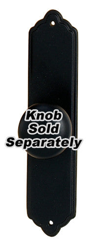 Alno A1226-4-MB: 4" Traditional Escutcheon - Matte Black