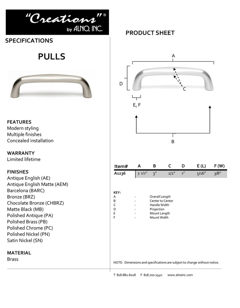 Specificaton Sheet