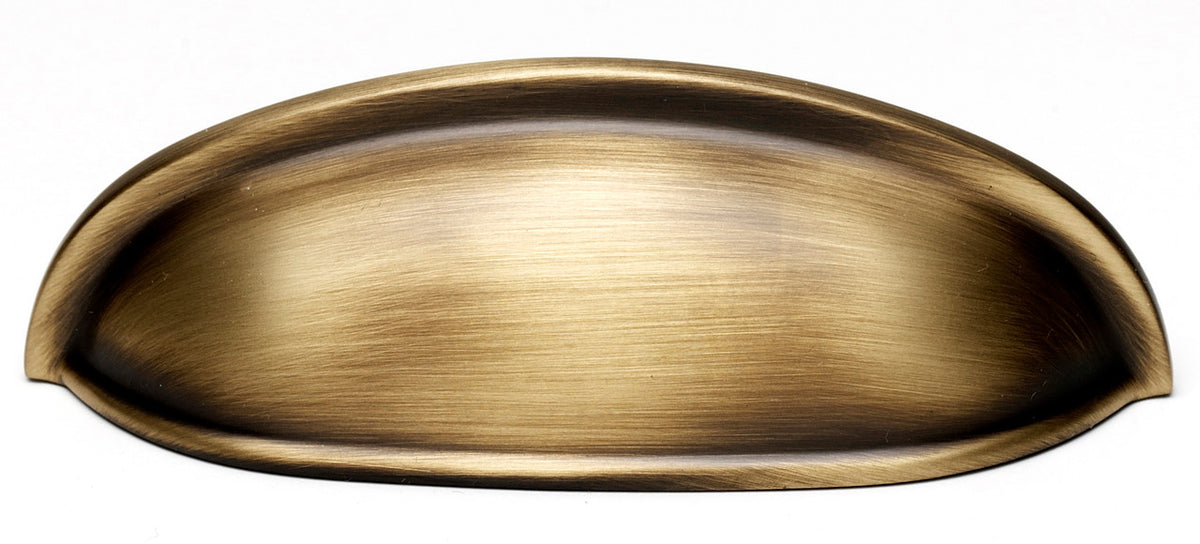 Alno A1263-AEM: 3" cc Modern Cup Cabinet Pull - Antique English Matte