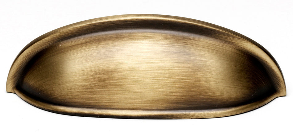 Alno A1263-AEM: 3" cc Modern Cup Cabinet Pull - Antique English Matte