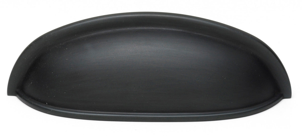 Alno A1263-BRZ: 3" cc Modern Cup Cabinet Pull - Bronze