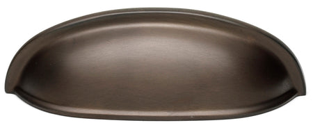 Alno A1263-CHBRZ: 3" cc Modern Cup Cabinet Pull - Chocolate Bronze