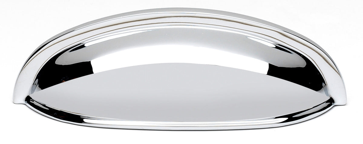Alno A1263-PC: 3" cc Modern Cup Cabinet Pull - Polished Chrome