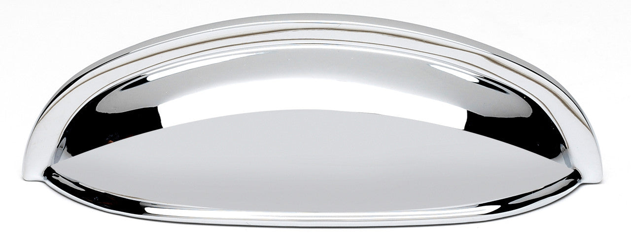 Alno A1263-PC: 3" cc Modern Cup Cabinet Pull - Polished Chrome