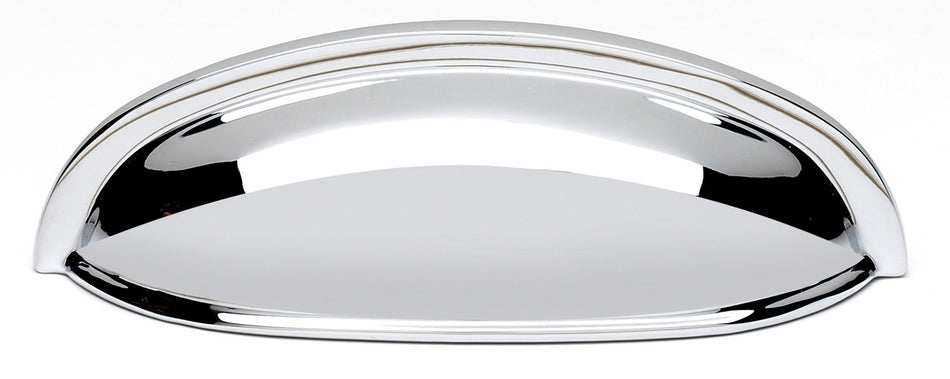 Alno A1263-PC: 3" cc Modern Cup Cabinet Pull - Polished Chrome