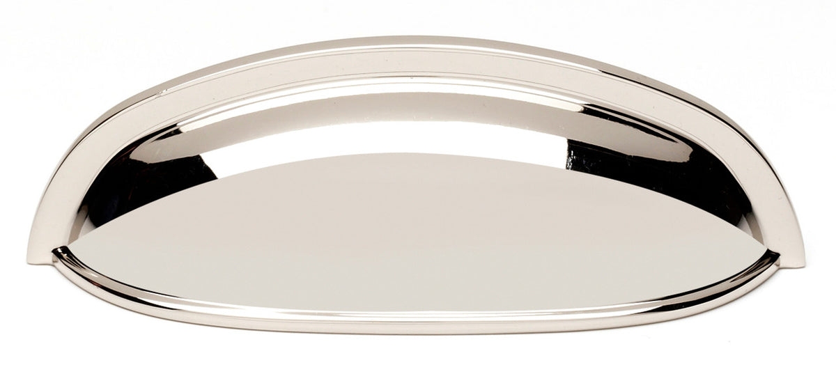 Alno A1263-PN: 3" cc Modern Cup Cabinet Pull - Polished Nickel