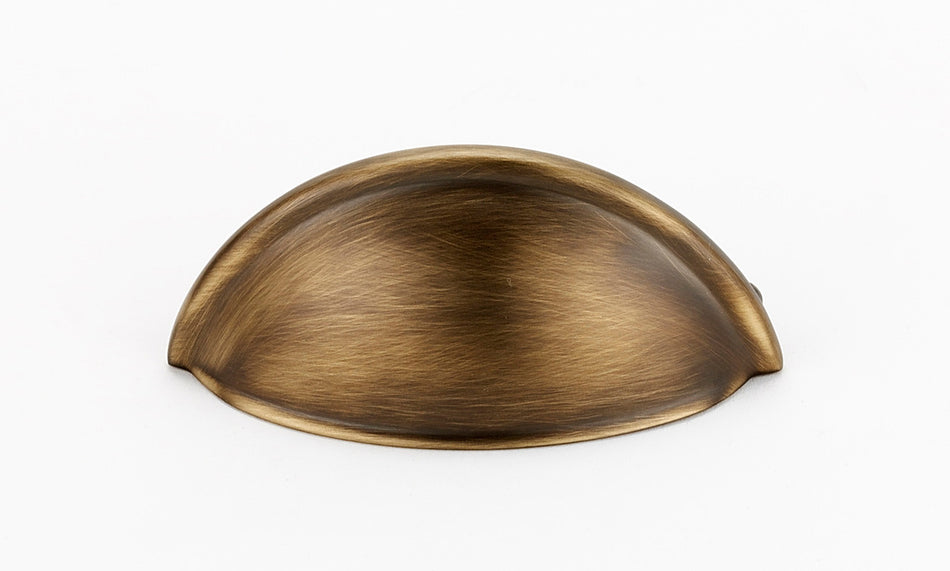 Alno A1350-AEM: 3" cc Modern Cup Cabinet Pull - Antique English Matte