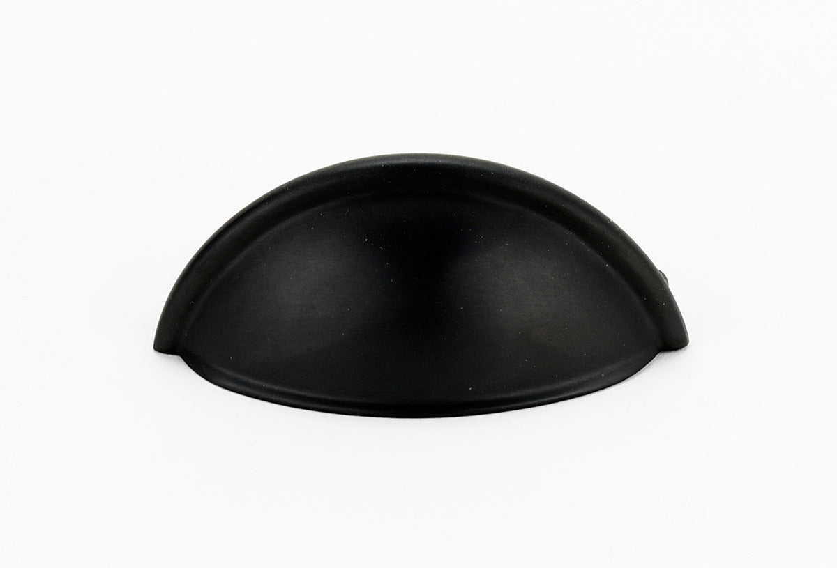 Alno A1350-BRZ: 3" cc Modern Cup Cabinet Pull - Bronze